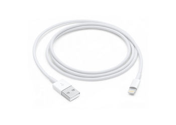 Original Apple Lightning to USB Cable (1 m), Model A1480, White. 
