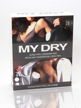 MYDRY - Вкладыши в одежду для защиты от пота - Белые, 20шт 