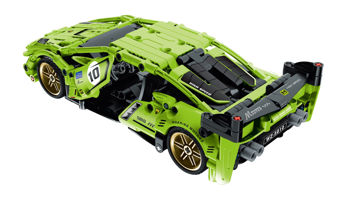 5810, iM.Master Bricks: Pull Back Green Racer. 457 pcs 