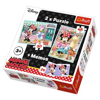 cumpără Trefl Puzzle Memos Minnies hobby 2 in 1 în Chișinău 