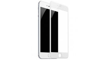 Sticla protectoare IPHONE 7+ /8+ WHITE  (5D) 