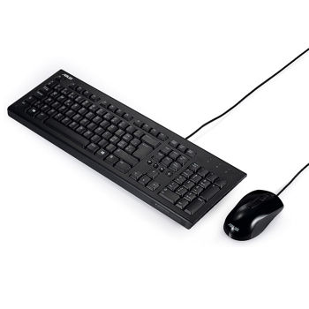 Клавиатура + мышь ASUS U2000 Black Keyboard + Mouse USB 90-XB1000KM000U0 (ASUS) (set fara fir tastatura+mouse/беспроводная клавиатура+мышь в комплекте)