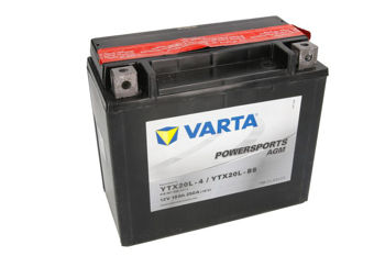 Стартерная аккумуляторная батарея YTX20L-BS VARTA FUN 