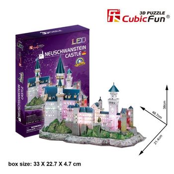cumpără CubicFun puzzle 3D Neuschwanstein Castle Led în Chișinău 