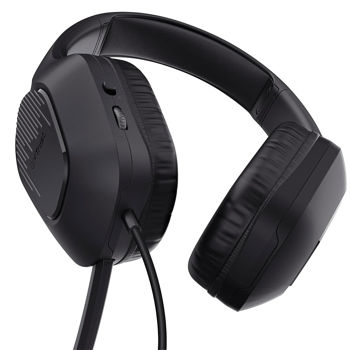 Trust Gaming GXT 415 ZIROX Lightweight Headset with flexible microphone, ABS plastic, 200 cm cable, 3.5mm, Black