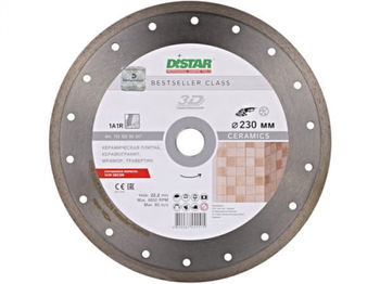 купить Алмазный диск отрезной Distar 1A1R 230x2,2x8,0x22,23 Bestseller Ceramics в Кишинёве 