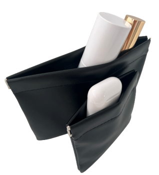 Комплект косметичек Mini+ Midi Black 