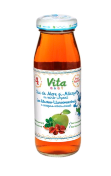 купить Vita Baby сок яблоко-шиповник с 5 мес. 175мл в Кишинёве 