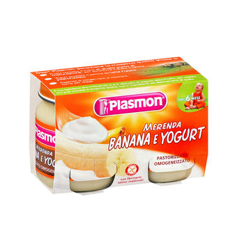 cumpără Plasmon Piure din iaurt cu banana,+6 luni ,2x120 g în Chișinău 