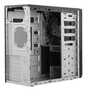 Case ATX Chieftec HC-10B-OP, w/o PSU, 2xUSB3.0, USB Type C, Black 