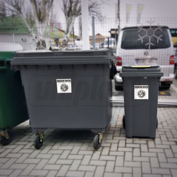 купить Наклейки "DESEURI MIXTE" мусорных баков для раздельного сбора мусора (160 x 160mm) в Кишинёве 