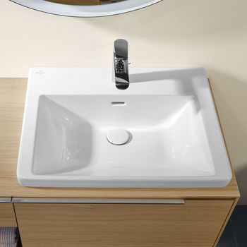 Lavoar suspendat sau cu montare pe mobilier 600 mm Villeroy & Boch Subway 3.0 