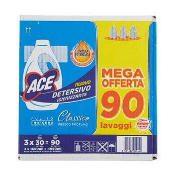 Ace Classico жидкое средство для стирки, 90 стирок 