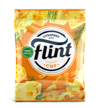 Сухарики Flint 70г со вкусом сыра 