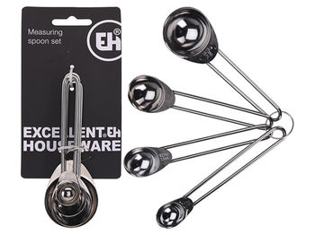 Set linguri de masurare EH 4buc 13cm, inox 