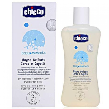 cumpără Chicco Săpun lichid și șampon fără lacrimi Baby Moments, 200 ml în Chișinău 