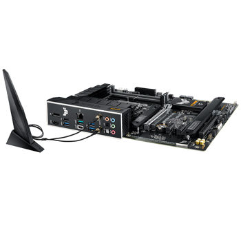 Материнская плата ASUS TUF GAMING B760-PLUS WIFI Intel B760, LGA1700, Dual DDR5 7200+MHz, PCIe 5.0 x16, Display Port/HDMI, USB3.2, USB Type-C, SATA RAID, 3 x M.2 slots PCIe 4.0 x4, SB 8-Ch., 2.5Gb Ethernet, Wi-Fi 6 802.11ax, Aura Sync RGB Lighting