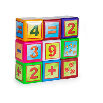 Кубики большие с цифрами (9 шт.) 24x24x8.5 см 52981 (9243) 