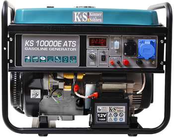 Генератор бензиновый Konner&Sohnen KS 10000E ATS (Автоматический запуск) 