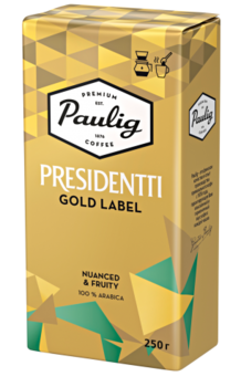 Кофе Paulig Presidentti Gold 250г молотый 