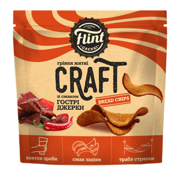 Toast FLINT Craft carne sacadata 90 g 