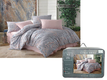 Постельное белье 2сп с одеялом и подушками Comforter Firuze 