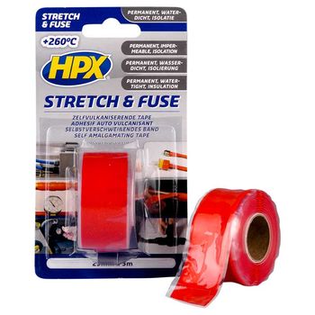 купить Лента изоляционная силиконовая (красная) 25 мм x 3 м HPX Stretch&Fuse SO2503 в Кишинёве 