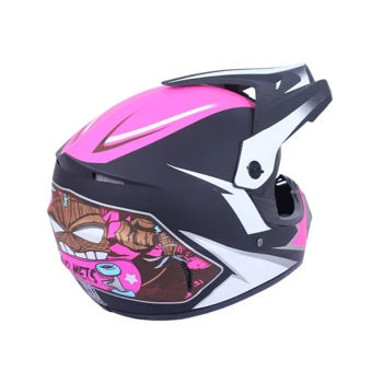 Casca pentru motocross MD-905 VIRTUE (negru-crimson, marimea S) 