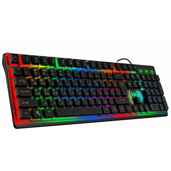 Tastatura gaming SVEN KB-G8000 Gaming Keyboard, membrane with tactile feedback,105 keys, 20 Fn-keys, Backlight,  Rus, 1.8m, USB, Рус/Укр/Eng, Black (tastatura/клавиатура)