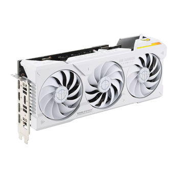 Видеокарта ASUS TUF-RTX4070TIS-O16G-WHITE-GAMING, White Color, GeForce RTX4070 Ti SUPER 16GB GDDR6X, 256-bit, GPU/Mem speed 2670/21Gbps, PCI-Express 4.0, 2xHDMI 2.1/3xDisplay Port 1.4a (placa video/видеокарта)