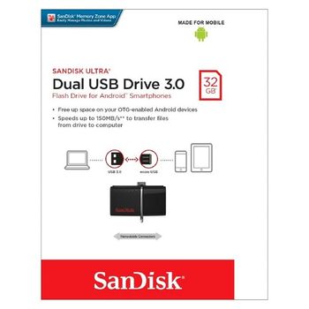 32GB Dual USB Drive 3.0 SanDisk Ultra 