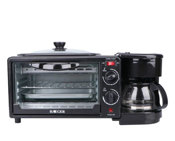 Электрическая печь для выпечки с кофеваркой и сковородой Haeger HG-5308 