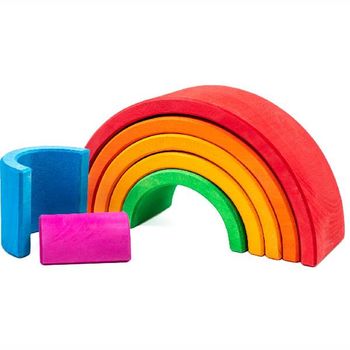 купить Marc Toys деревянная игрушка радуга в Кишинёве 