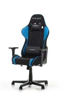 Gaming Chairs DXRacer - Formula GC-F11-NB-H1, Black/Black/Blue - Fabric & PU, Gamer weight up to 100kg / growth 145-180cm, Foam Density 52kg/m3, 5-star Aluminum IC Base, Gas Lift 4 Class, Recline 90*-135*, Armrests: 3D, Pillow-2, Caster-2*PU, W-23kg