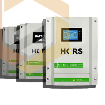 Set de echipamente pentru stația solară hibridă monofazată Hors Power 