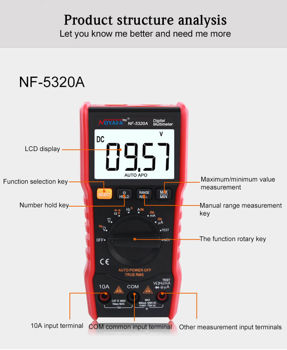 купить NF-5320A Многофункциональный мультиметр в Кишинёве 