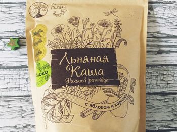 🌿 Льняная каша с яблоком и корицей "Древо жизни" 