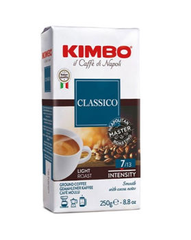 Cafea prăjită KIMBO CLASICCO/INTENSO 250gr macinat 