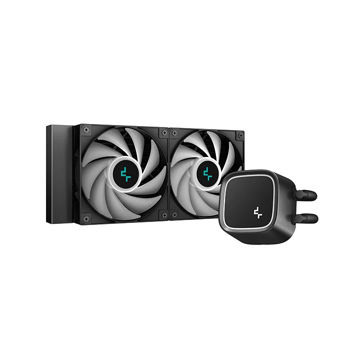 AIO Liquid Cooling Deepcool "LE500 " (<32.9dBA, 85.85CFM, 2x120mm, 6-Color LED, 1238g.) 