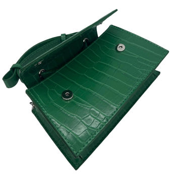 Сумка Croco Mini Green 