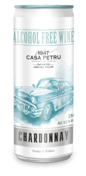 cumpără Сasa Petru Alcohol Free Sparkling wine  Chardonnay, 0.25 L în Chișinău 