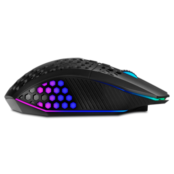 Wireless Gaming Mouse SVEN RX-G940W, 800-3600 dpi, 7 buttons, Silent, RGB, 600mAh, 98g.,Black 