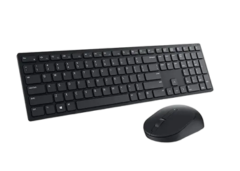Комплект клавиатуры и мыши DELL KM5221W, беспроводной, черный 