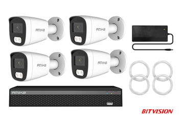 купить POE KIT 4540 V2  5Mpx (4 Camera) в Кишинёве 