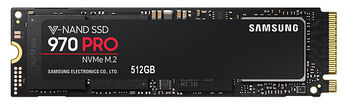 .M.2 NVMe SSD  512GB Samsung 970 PRO [PCIe 3.0 x4, R/W:3500/2300MB/s, 370/500K IOPS, Phoenix, MLC] 