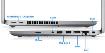 купить NB Dell 14.0" Latitude 5420 Gray (Core i7-1185G7 16Gb 512Gb) в Кишинёве 