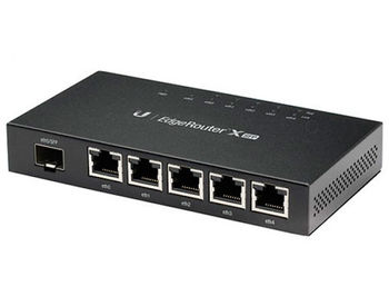 Router Ubiquiti EdgeRouter X, 6-port Gigabit Router, 1x SFP In, 5 passive PoE Out ports 22-24VDC, Processor Dual-Core 880 MHz, MIPS1004Kc, System Memory 256 MB DDR3 RAM, 5 Port line rate switch, ER-X-SFP