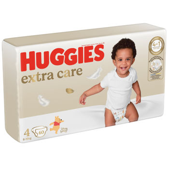 купить Подгузники Huggies Extra Care Mega  4  (8-16 кг), 60 шт в Кишинёве 