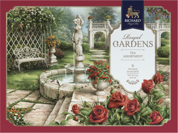 Чай RICHARD "ROYAL GARDENS. TEA ASSORTIMENT" ассорти черного чая в сашетах, 18 г 