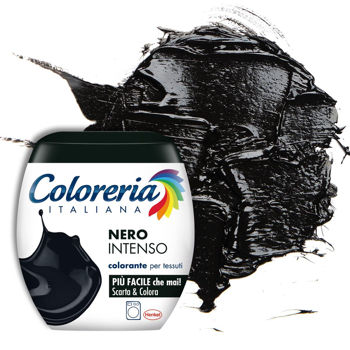 Coloreria Italiana NERO INTENSO vopsea pentru materiale textile, culoare Negru, 350 g 